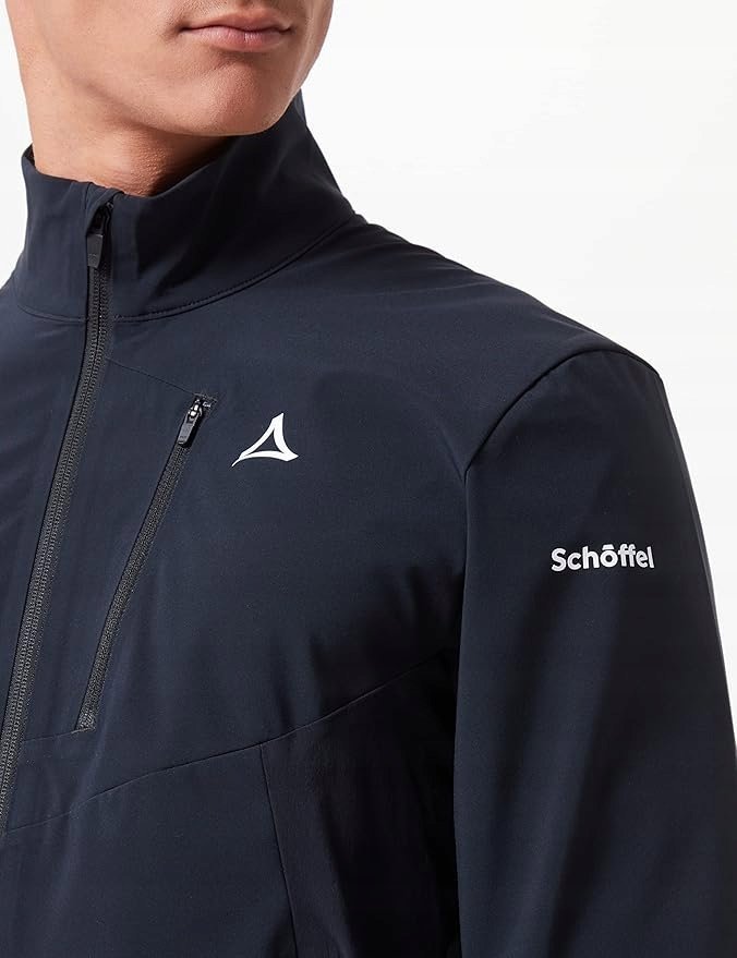 Kurtka męska wiatrówka softshell sportowa Schoffel Avdalen czarna r. 46 S/M