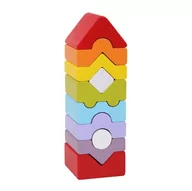 Klocki - Cubika Cubika Drewniana Mini Wieżyczka LD-10 18m 6514989 6514989 - miniaturka - grafika 1