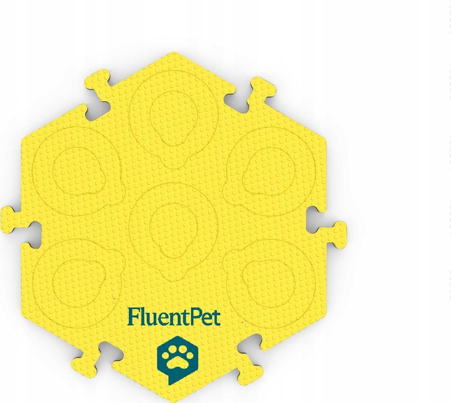 FluentPet - HexTile Flex - piankowa mata do przycisków - żółta