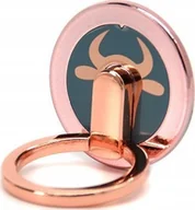 Uchwyty samochodowe do telefonów - M UCHWYT TELEFONU STOJAK GOLD UNIWERSALNY VEGA RING HOLDER BLUE - miniaturka - grafika 1