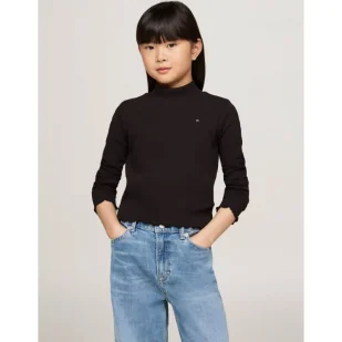 Tommy Hilfiger Bluzka | Slim Fit - Bluzy dla dziewczynek - miniaturka - grafika 1
