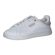 Trampki damskie - adidas Court Silk, Trampki damskie, Ftwr White Ftwr White Taupe Met, 41.5 EU - miniaturka - grafika 1