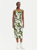 Sukienki - adidas Sukienka codzienna FARM Premium JD6314 Zielony Slim Fit - miniaturka - grafika 1