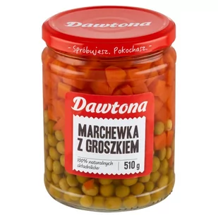 Dawtona Marchewka z groszkiem 510 g - Warzywa w marynacie - miniaturka - grafika 1