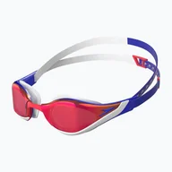 Maski do nurkowania - Okulary do pływania Speedo Fastskin Pure Focus Mirror flame red/true cobalt/white/shadow - miniaturka - grafika 1