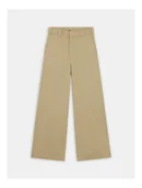 Spodnie damskie - pantaloni donna dickies w wide leg pant dk0a4yse khk khaki - miniaturka - grafika 1