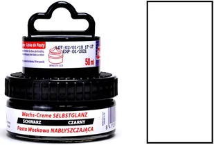 BIAŁA Pasta do butów ze skóry licowej WOSK Krem do obuwia + APLIKATOR Gąbka - Środki do obuwia i ubrań - miniaturka - grafika 1
