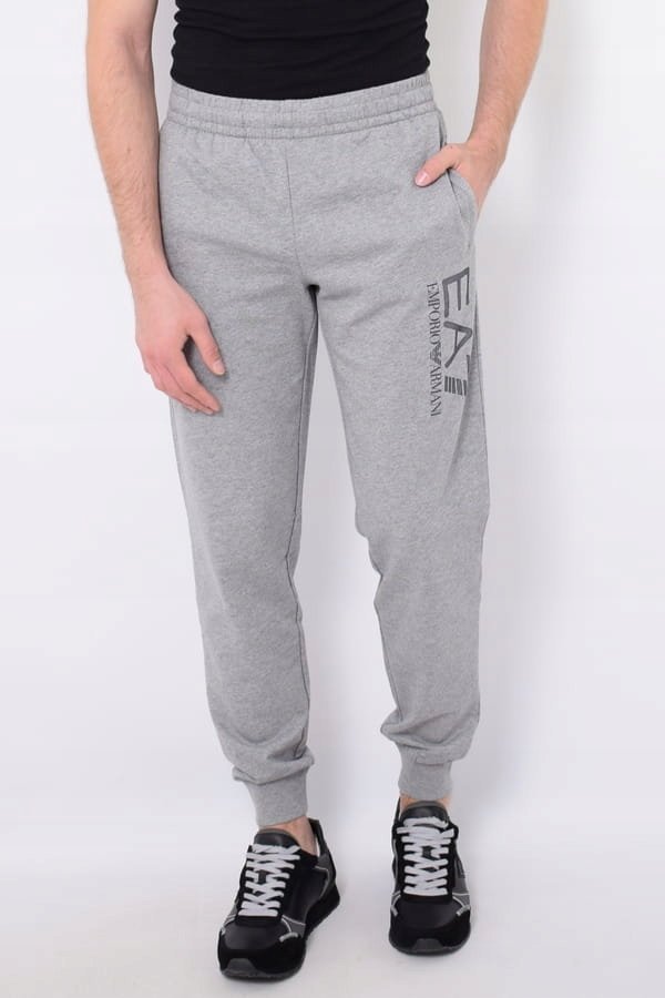 SPODNIE DRESOWE MĘSKIE EMPORIO ARMANI 3KPP53 PJ05Z SZARE - XXL