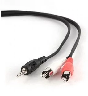 Gembird Kabel MINIJACK/2XRCA CHINCH)M/M 2.5M AKGEMG00105 - Kable - miniaturka - grafika 1