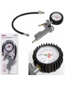 Akcesoria pneumatyczne - PISTOLET DO POMPOWANIA KÓŁ NAC Z MANOMETREM 1/4 0-12BAR DO KOMPRESORA - miniaturka - grafika 1
