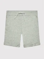 Spodenki damskie - NAME IT Szorty sportowe 13201050 Szary Regular Fit - miniaturka - grafika 1