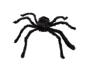 Dekoracja włochaty pająk - 50 x 65 cm - 1 szt. - Halloween - miniaturka - grafika 1