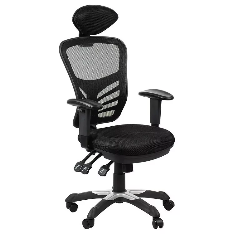 Stema Fotel HG-0001H czarny ergonomiczny do biura HG-0001H-C