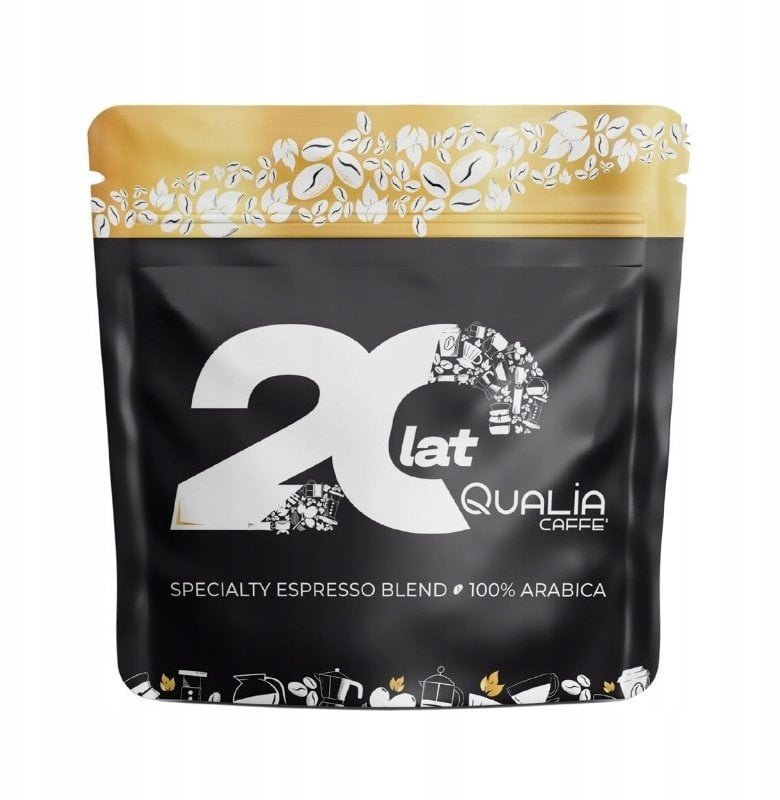Kawa ziarnista Qualia Caffe Kawa ziarnista Jubileuszowa Specialty Espresso Blend 250g