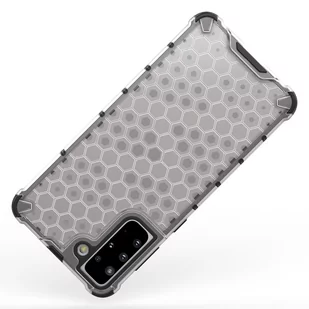 Honeycomb etui pancerny pokrowiec z żelową ramką Samsung Galaxy S21+ 5G (S21 Plus 5G) przezroczysty - Etui i futerały do telefonów - miniaturka - grafika 6