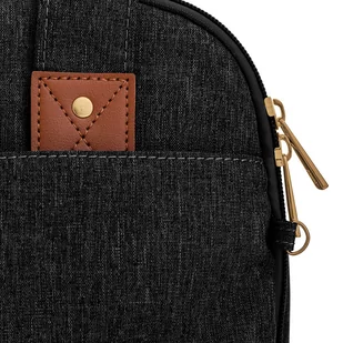 Feelo Mom Backpack Black plecak dla mamy z matą do przewijania do wózka czarny - Torby i organizery dla mam - miniaturka - grafika 8