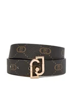 Paski - Liu Jo Pasek Damski Reversible Hips Belt AF5239 E0053 Czarny - miniaturka - grafika 1