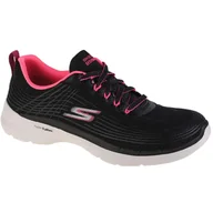 Buty sportowe damskie - Buty do chodzenia damskie, Skechers Go Walk 6 - Stunning Glow - miniaturka - grafika 1