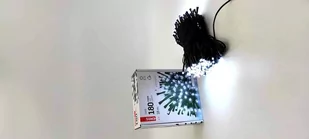 EMOS LED Zewnętrzny łańcuch bożonarodzeniowy 180xLED/23m IP44 zimna biel - Oświetlenie świąteczne - miniaturka - grafika 1