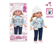 Lalki dla dziewczynek - Lalka Natalia w srebrnej kamizelce 36cm - miniaturka - grafika 1