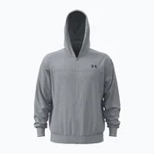Kurtki i kamizelki sportowe męskie - Bluza męska Under Armour Rival LW FZ mod gray light heather/black - miniaturka - grafika 1