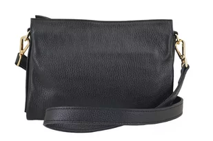 Funkcjonalna torebka damska na ramię - Czarna - Torebki damskie - miniaturka - grafika 3