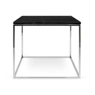 Ławy i stoliki kawowe - Stolik marmurowy 50x50 cm Gleam – TemaHome - miniaturka - grafika 1