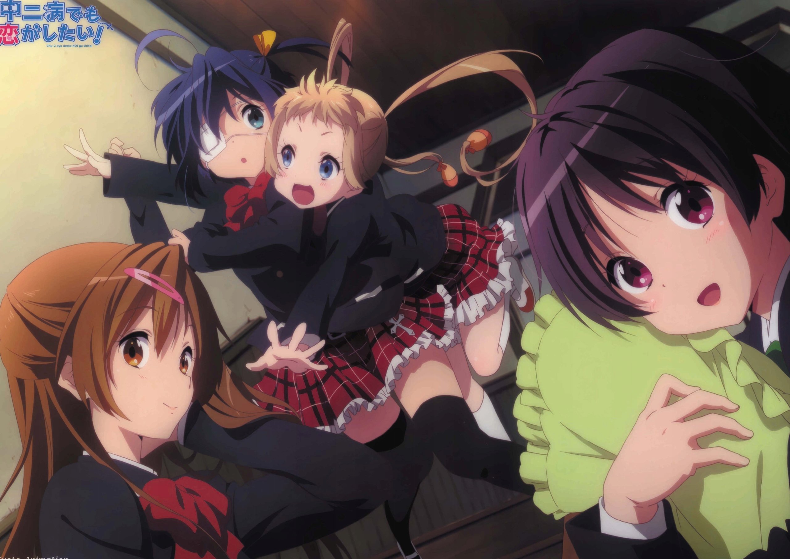 Plakat A1 anime manga Chuunibyou demo Koi ga Shitai! Love, Chunibyo