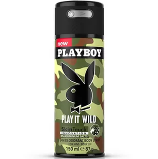 Playboy Play It Wild M) dsp 150ml - Dezodoranty i antyperspiranty męskie - miniaturka - grafika 1