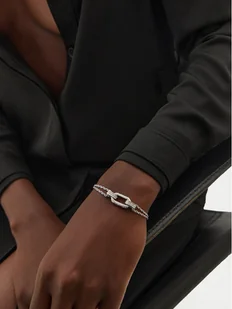 Guess Bransoletka JUBB04 581JW Srebrny - Bransoletki - miniaturka - grafika 1