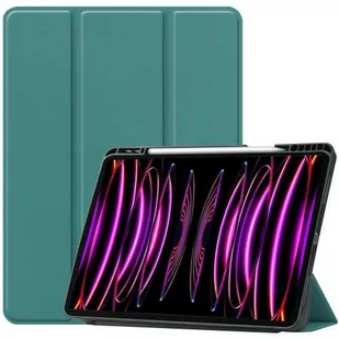 Bizon Etui Case Tab Lizard do Apple iPad Pro 12.9 2022/2021/2020/2018, ciemnozielone - Etui do tabletów - miniaturka - grafika 1