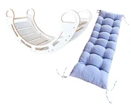 Skoczki dla dzieci - Bujak MDF 85 +poduszka szara 85 - miniaturka - grafika 1