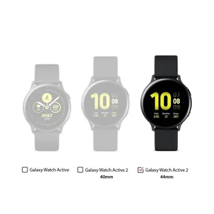 Ringke Rubber One Prime silikonowa opaska pasek do zegarka smartwatch Samsung Galaxy Active 2 44 mm czarny (MOSG0005) - Akcesoria do smartwatchy - miniaturka - grafika 3