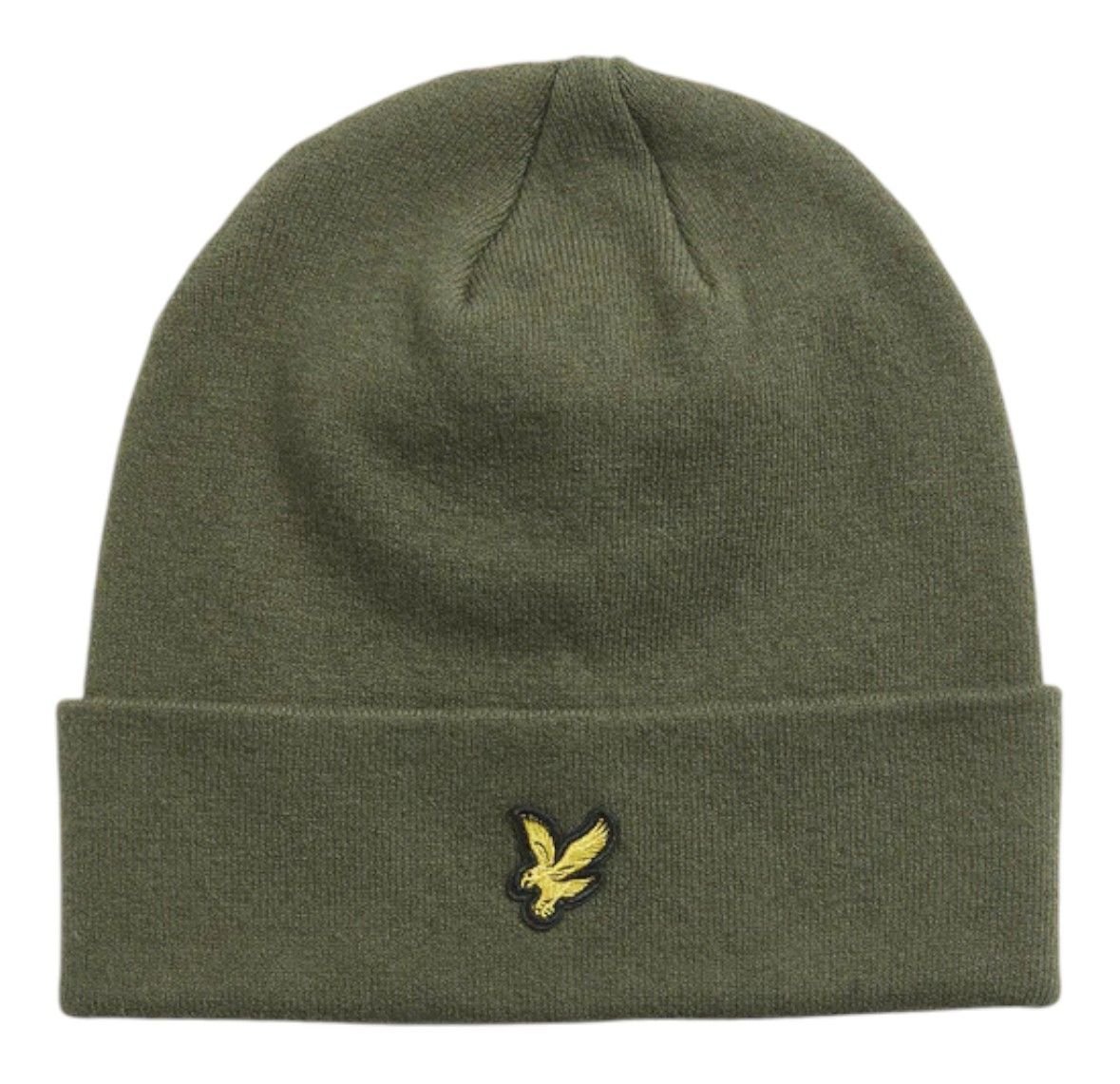 czapka mężczyzna lyle and scott 1874 he2313a cotton beanie x848 deep depths