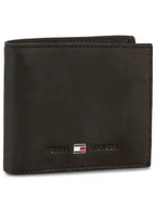 Portfele - Tommy Hilfiger Duży Portfel Męski Johnson Mini Cc Wallet AM0AM00663 Czarny - miniaturka - grafika 1