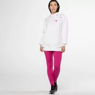 Bluzy sportowe damskie - WMS Hoodie QG White S - miniaturka - grafika 1