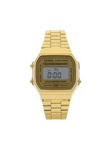 Zegarek Casio Zegarek A168WG-9EF Retro - złoty - Zegarki męskie - miniaturka - grafika 1