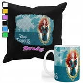 Gadżety dla niej i dla niego - ZESTAW KUBEK + POSZEWKA Z NADRUKIEM-DLA FANA PREZENT PRINCESS +IMIĘ - miniaturka - grafika 1