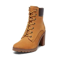 Botki damskie - Timberland Damskie botki Allington 6" sznurowane, Nubuk pszeniczny, 41 EU - miniaturka - grafika 1