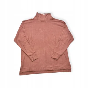 Różowy sweter golf damski LOFT L - Swetry damskie - miniaturka - grafika 1