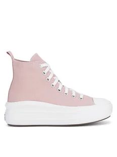 Converse Trampki Chuck TAYLOR ALL STAR MOVE A08745C Różowy - Buty dla dziewczynek - miniaturka - grafika 1
