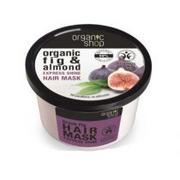 Maski do włosów - Organic Shop maska do włosów z wyciągów organicznych z fig i migdałów, 250 ml - miniaturka - grafika 1