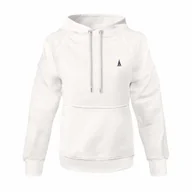 Bluzy damskie - Bluza damska kangurka z kapturem i kieszeniami biała Captain Mike rozmiar XL - miniaturka - grafika 1