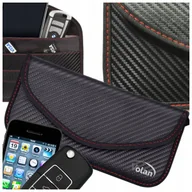 Etui na klucze - KLATKA FARADAYA ETUI NA TELEFON KLUCZ BLOKADA CZARNE - miniaturka - grafika 1