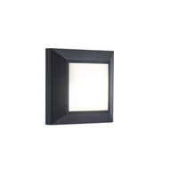 Lampy ogrodowe - Lutec HELENA Antracyt LED 4W IP54 4000K Lampa schodowa, elewacyjna 6402101118 6402101118 - miniaturka - grafika 1