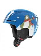 Kaski narciarskie - Kask dla dzieci Uvex Viti - blue bear - miniaturka - grafika 1