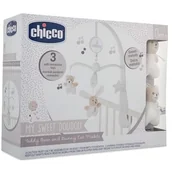 Wyposażenie pokoiku dziecięcego - Chicco 00009714000000 miś i zajączek Mobile (Dou Dou), beżowy - miniaturka - grafika 1