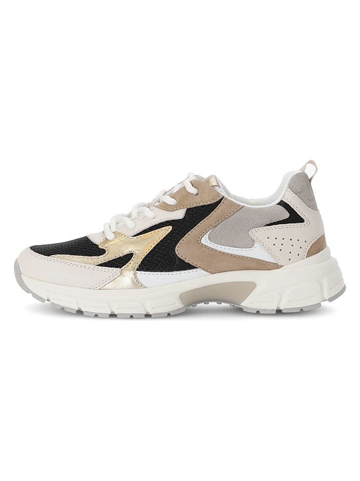 Gabor Sneakersy w kolorze złoto-kremowo-czarnym