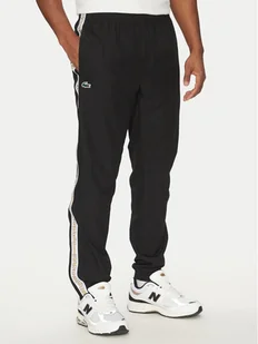 Lacoste Spodnie dresowe XH8974 Czarny Relaxed Fit - Spodnie sportowe męskie - miniaturka - grafika 1