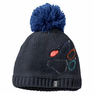 Czapki dla dzieci - Czapka zimowa dziecięca Jack Wolfskin PAW KNIT CAP KIDS night blue - S - grafika 1